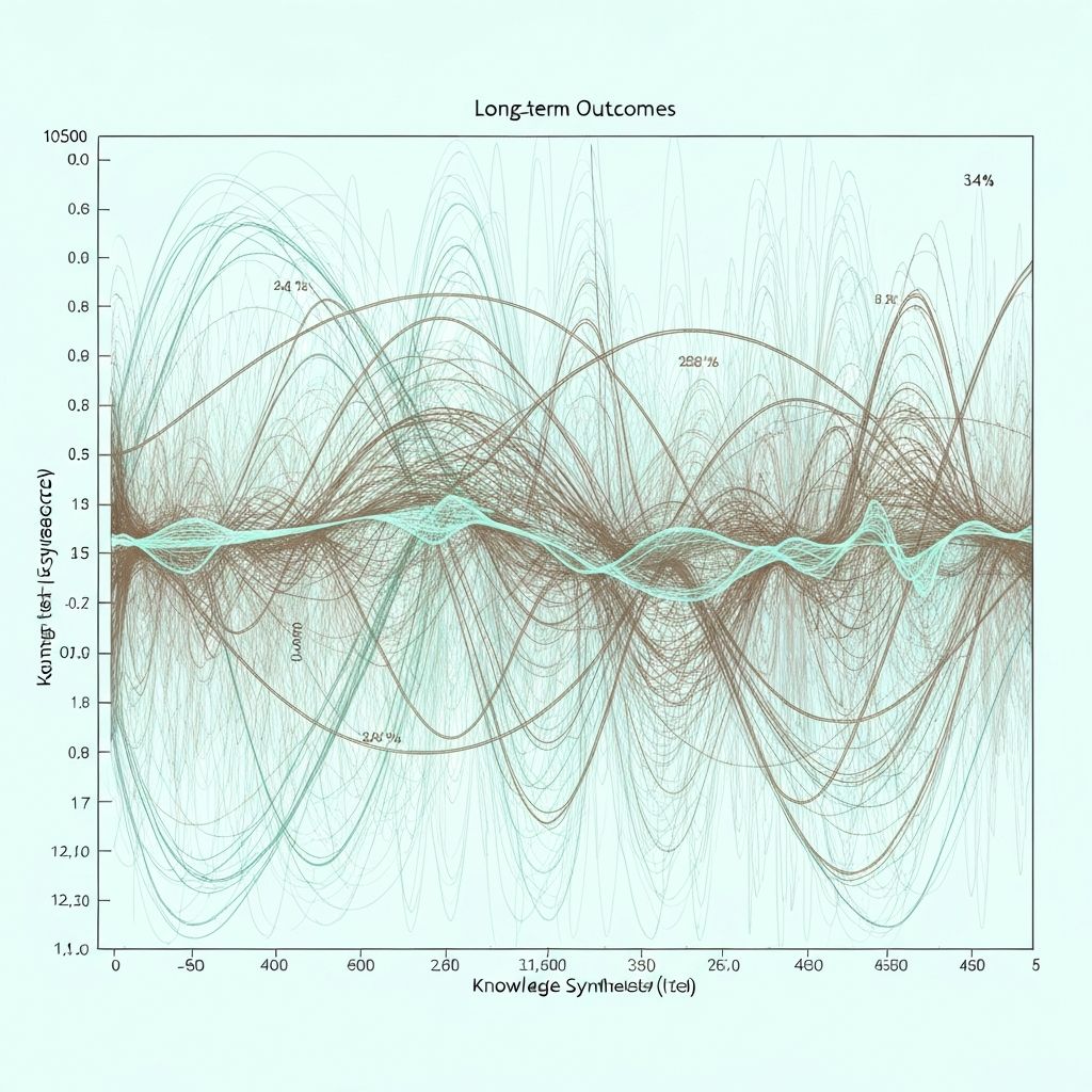 Long-term research outcomes visualization